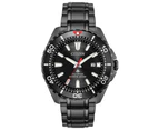 Citizen Mens Solar Promaster ISO Certified Black Steel Divers Watch BN0195-54E
