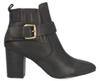 Walnut Melbourne Women's Misha Boot - Black Leather