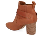 Walnut Melbourne Women's Misha Boot - Dark Tan Leather