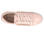 Walnut Melbourne Women's Alexis Frill Sneaker - Patent Pink