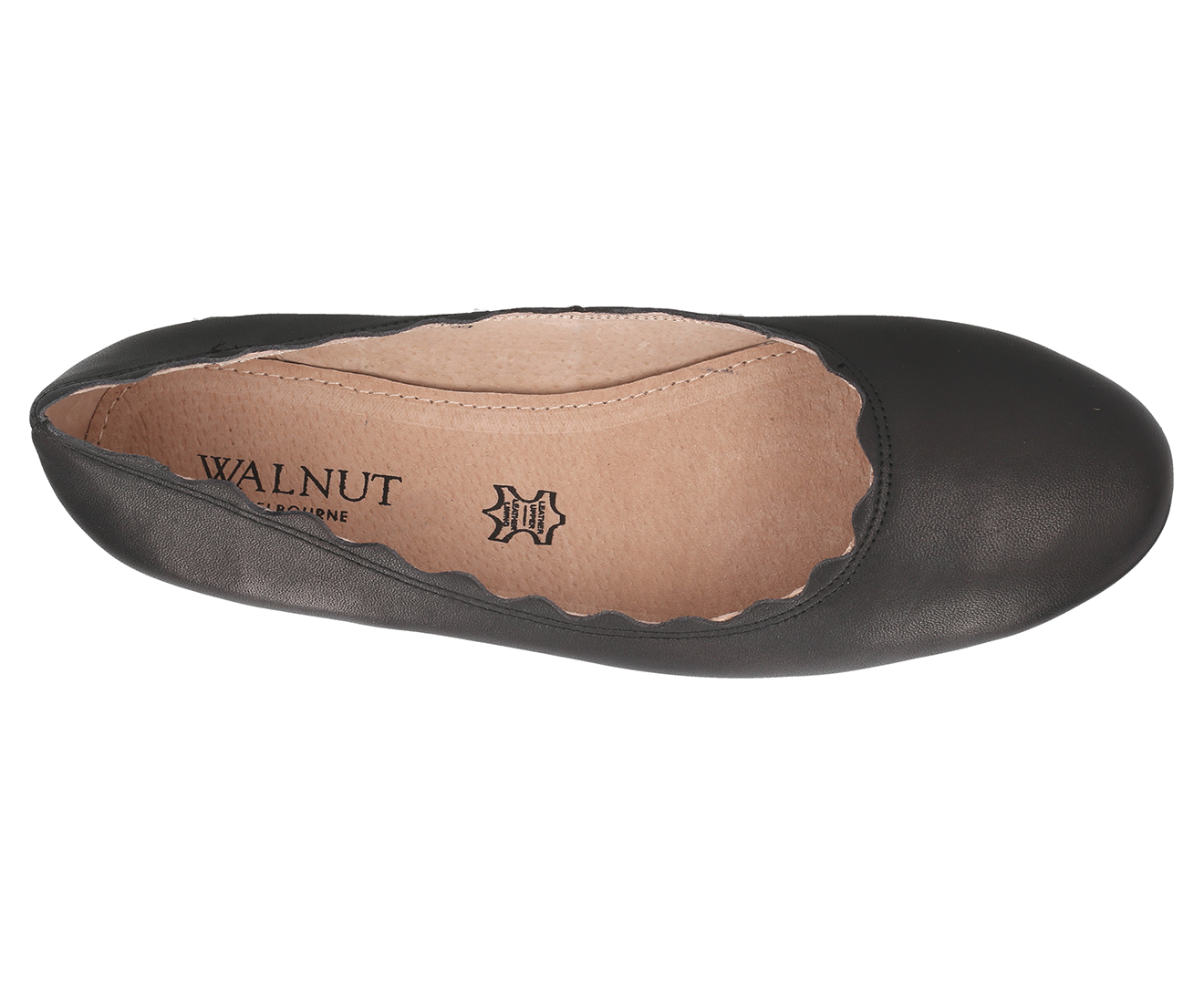 Walnut Melbourne Women's Rosa Ballet Shoe - Black  Catch 