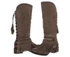 Naughty Monkey Women's Boots - Knee-High Boots - Taupe