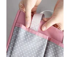 Portable Canvas Diaper Bags/Mummy bag/Tote Bag - Pink