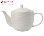 Maxwell & Williams 800mL White Basics Diamonds Teapot