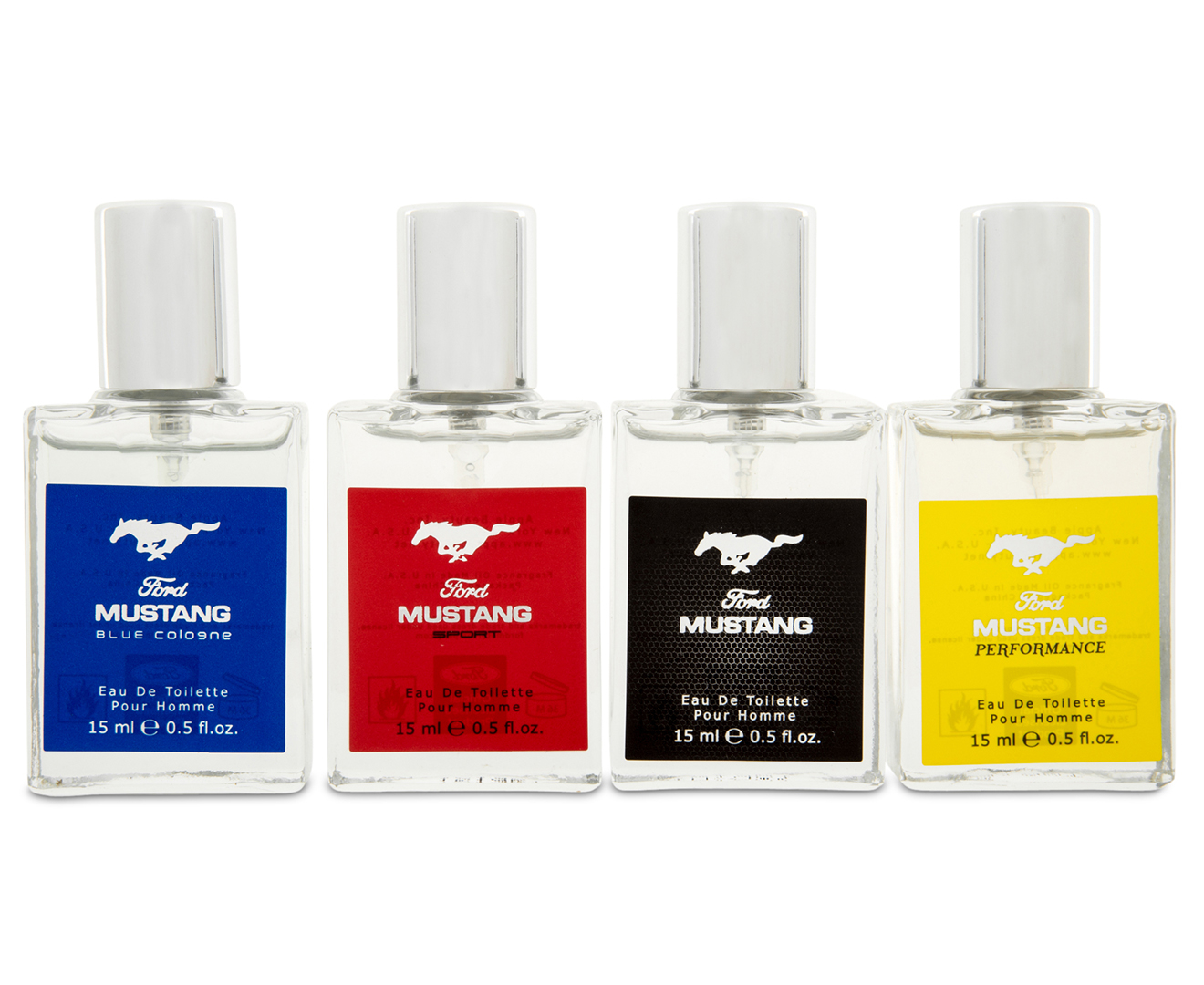 mustang red pour homme