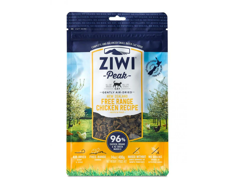 Air Dried 400 gram Free Range Chicken Ziwi Peak Cat Food
