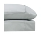 Sienna Living Thermal Flannelette Sheet Set King Single Pale Grey