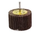 AB Tools 60 Grit Flap Wheel Disc Shaft Mounted Abrasive Sanding Drill 80mm X 50mm 1