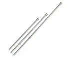 AB Tools 3/8" Drive Extra Long Straight Extension Bar Set 380mm, 455mm, 610mm 3pc