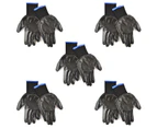AB Tools 5PK 10.5" Nitrile Coated Work Gloves (5 Pairs) Breathable / Improved Grip Blade