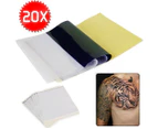 20pcs Tattoo Stencil Transfer Paper Spirit Thermal Carbon Tracing Copier Kit