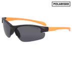 Cancer Council Toddler Cricket Polarised Sunglasses - Matte Black/Smoke