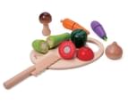 Classic World - Wooden Cutting Vegetable Play Set 1