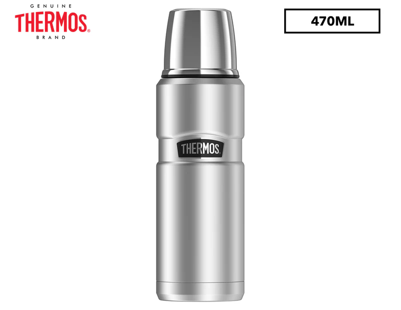 Thermos 470mL Stainless King Vacuum Insulated Flask - Silver