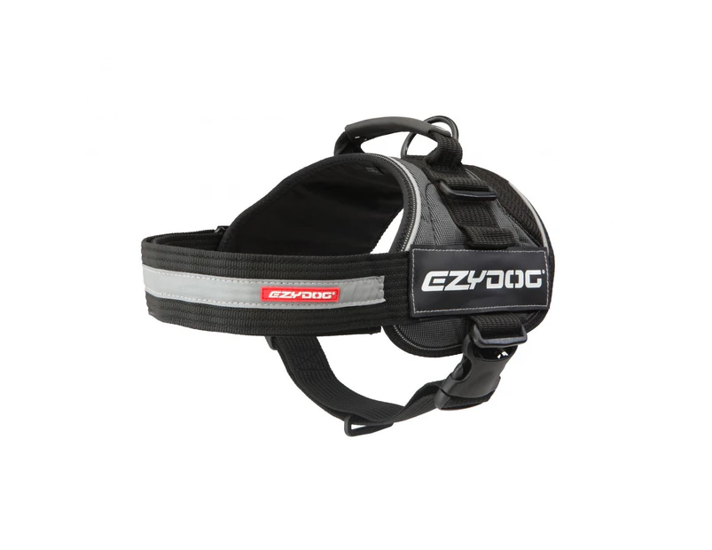 Ezydog X-Large Convert Dog Harness (80cm to 110cm) Charcoal Colour Ezy Dog