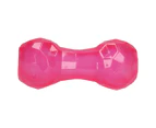 AB Tools Pink Biosafe Puppy Treat Dispenser Dumbbell Dog Puppy Toy