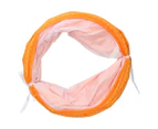 AB Tools Cat Kitten Hide and Seek Collapsible Pop Up Orange Play Tunnel