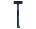Double Face Sledge / Lump Hammer TPR Handle Fibreglass Shaft 4lb BERGEN AT041