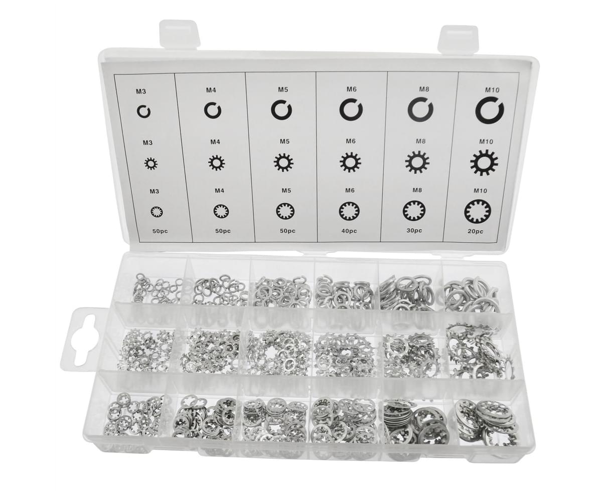 6mm 10mm 210pc Spring and Flat Metric Assorted Washers 5mm 8mm 