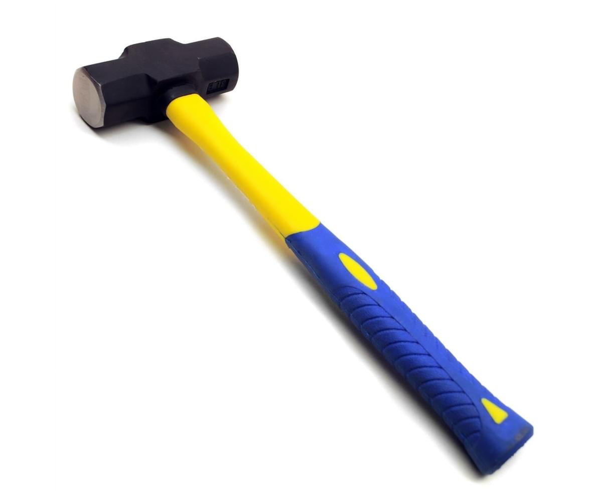 1 KG Double Face Sledge Lump Hammer Wooden Handle Shaft 2.2lbs 
