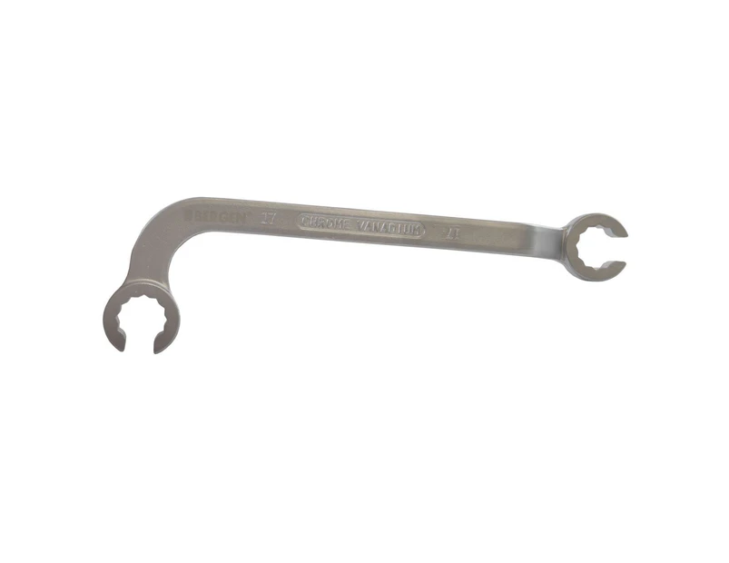 AB Tools 17mm Double Open Ended Ring Spanner For Diesel Engine Injection Pipes Bergen