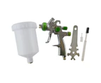 AB Tools LVLP Gravity Feed Air Spray Paint Gun With 1.4mm Nozzle 600ml Cup Capacity