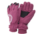 Floso Ladies/Womens Thinsulate Extra Warm Thermal Padded Winter/Ski Gloves With Palm Grip (3M 40g) (Pink) - GL421