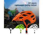 Ultralight Bicycle Helmet MTB Cycling Bike Sports Safety Helmet Mountain Bike Cycling Helmet 22 Vents - Black