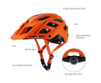 Ultralight Bicycle Helmet MTB Cycling Bike Sports Safety Helmet Mountain Bike Cycling Helmet 22 Vents - Black