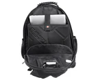 Swisswin Swiss waterproof 15.6" laptop  Backpack School backpack  Travel Backpack SW8112 Black