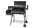 Charmate Offset Charcoal Smoker BBQ Grill Griller