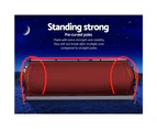 Weisshorn Double Swag Camping Swags Canvas Free Standing Dome Tent Bag Red