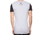 Nena & Pasadena Men's Core Tall Tee / T-Shirt / Tshirt - Grey Marle/Black