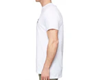 Kiss Chacey Men's First Step Hem Tall T-Shirt - White