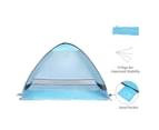 Lixada Instant Pop Up Beach Tent Lightweight UV Protection Sun Shelter Tent Sunshade Canopy - Blue 3