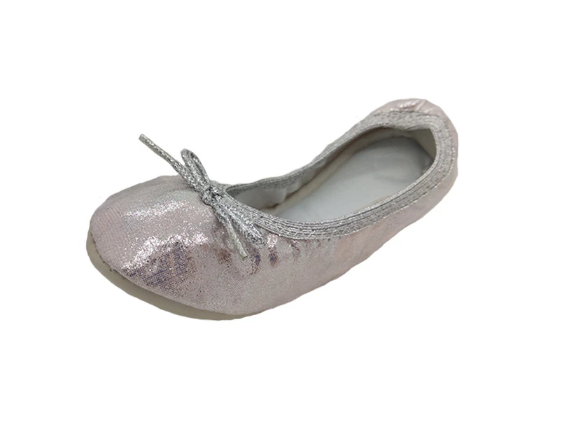 Genuine Jiffies Girls Shoes Ballet Flats Dance Wear Costume Elastic