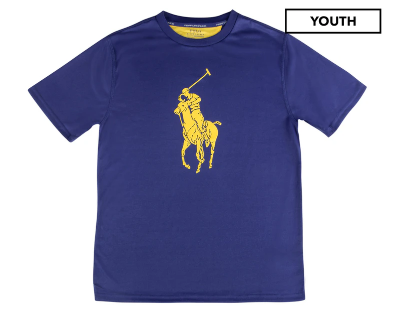 Polo Ralph Lauren Boys' Performance Tee / T-Shirt / Tshirt - Sporting Royal