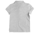 Polo Ralph Lauren Girls' Stretch Piqué Polo Shirt - Light Grey Heather