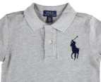 Polo Ralph Lauren Boys' Cotton Mesh Polo Shirt - Grey Heather