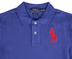 Polo Ralph Lauren Boys' Cotton Mesh Polo Shirt - Sapphire Heather