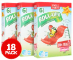 3 x 6pk Uncle Toby's Roll-Ups Strawberry 94g