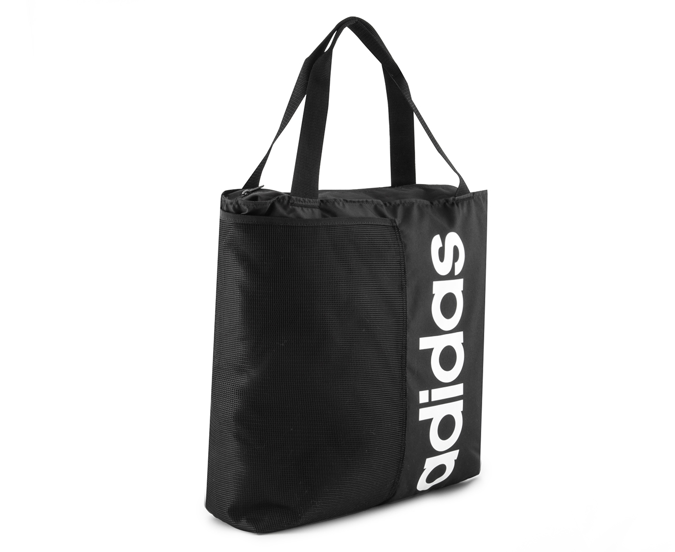 Adidas 30L Linear Tote Bag - Black/ White | Catch.com.au