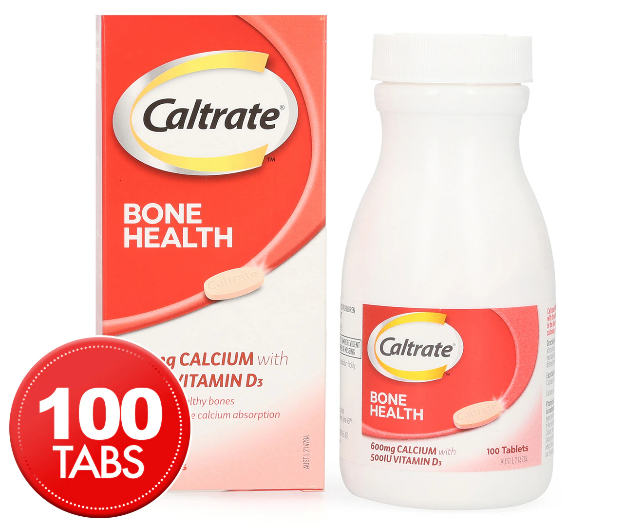 Caltrate Bone Health 100 Tablets