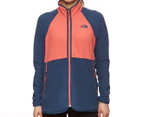 The North Face Women's Glacier Alpine Full-Zip Fleece - Spiced Coral/Blue Wing Teal