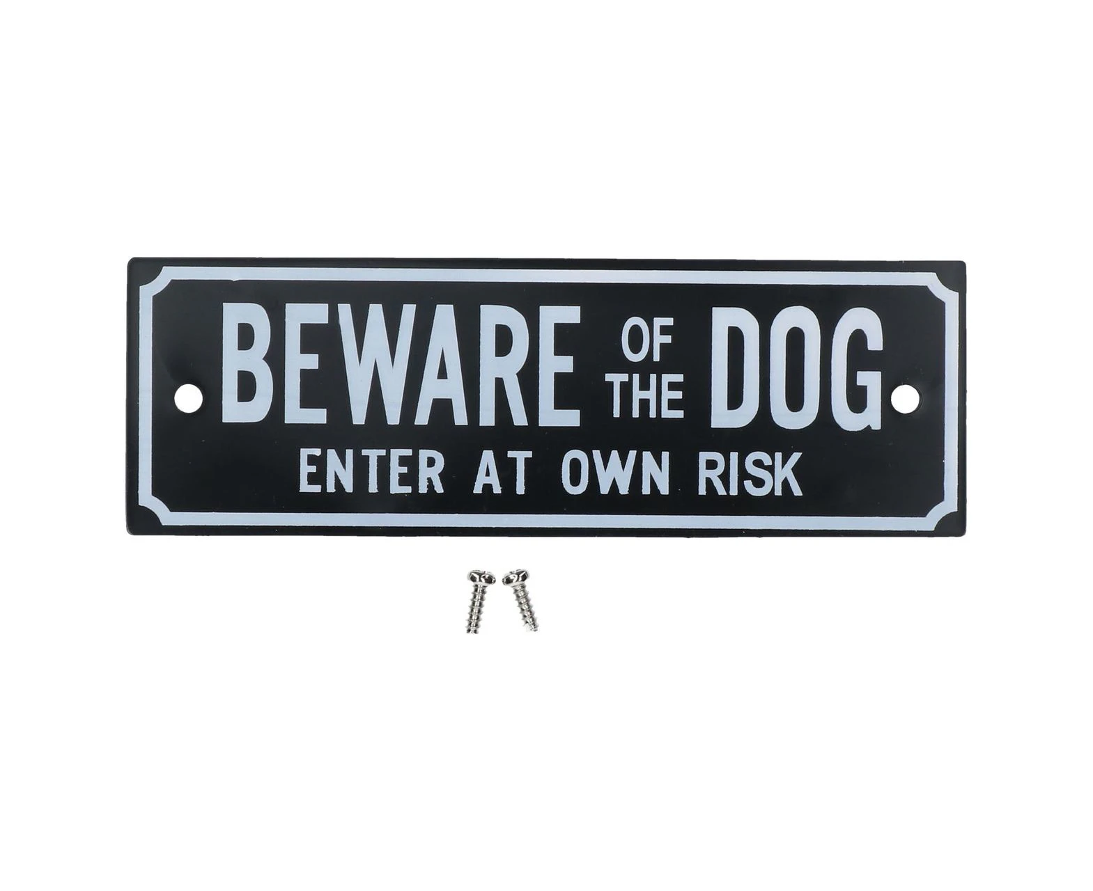 AB Tools Beware Of The Dog Enter At Own Risk Home Gate Dog Warning Sign