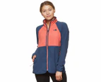 The North Face Women's Glacier Alpine Full-Zip Fleece - Spiced Coral/Blue Wing Teal