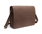 CoolBELL Briefcase 13.3 Inch Messenger Bag-Brown