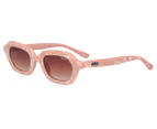 Quay Australia X Finders Keepers Women's Anything Goes Sunglasses - Peach Pearl/Brown