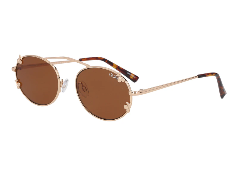Quay Australia X Finders Keepers Women's Final Stand Sunglasses - Gold/Brown