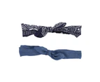 Lovisa Blue Bow Stretch Headband 2 Pack